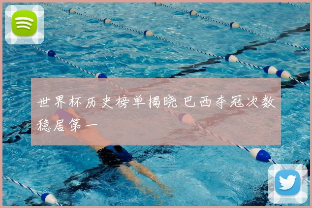 世界杯历史榜单揭晓 巴西夺冠次数稳居第一